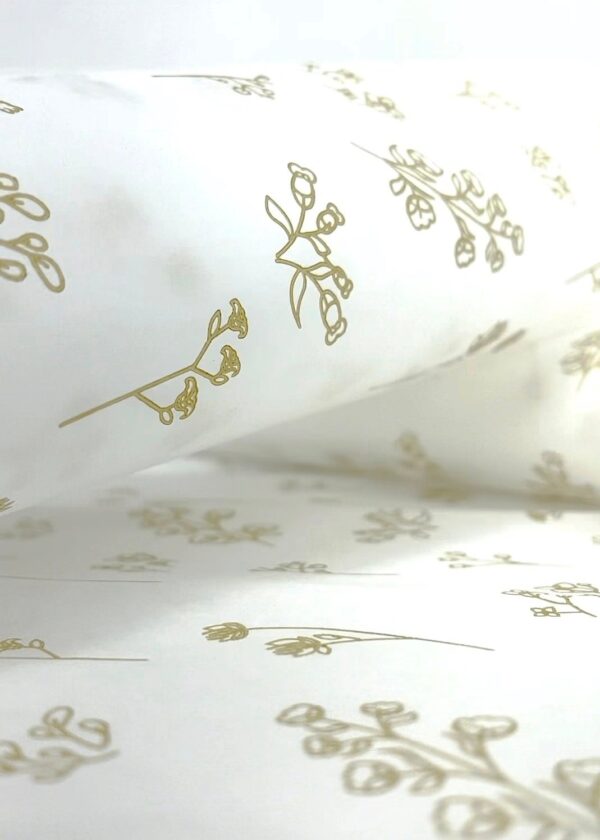 Papel Antigordura p/ Alimentos (40x28cm) Floral – 500 Folhas 6