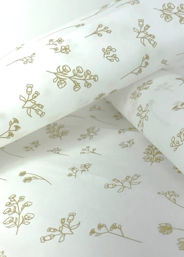 Papel Antigordura p/ Alimentos (40x28cm) Floral – 500 Folhas 8
