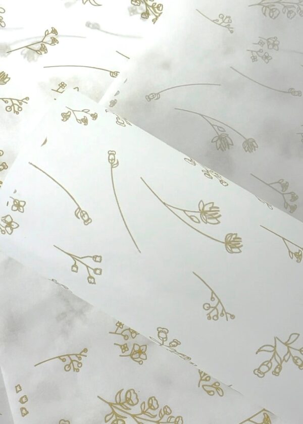 Papel Antigordura p/ Alimentos (40x28cm) Floral – 500 Folhas 9