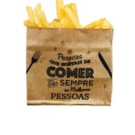 Saquinho Kraft para Porções Estampado com Frase – 200 Unidades 3