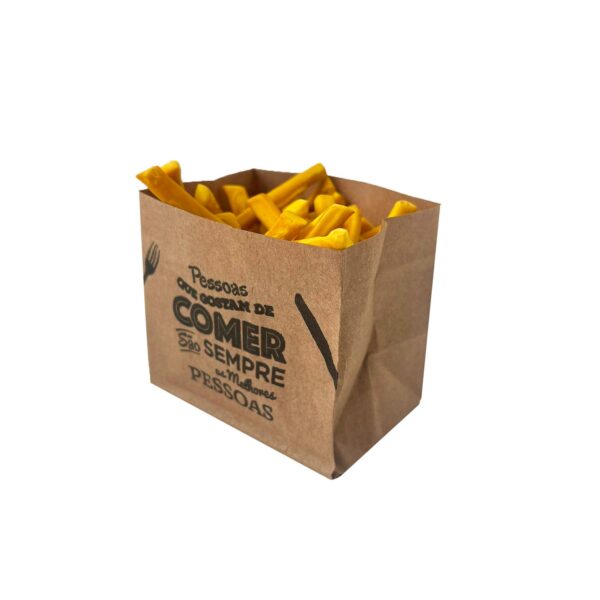 Saquinho Kraft para Porções Estampado com Frase – 200 Unidades 6