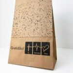 Saco Kraft p/ Delivery (18x10x36cm) Gratidão – 100 Unidades 4