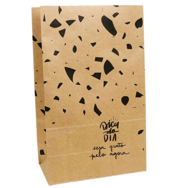 Saco Kraft (22 x 11,5 x 34) Seja Grato – 100 Unidades 4