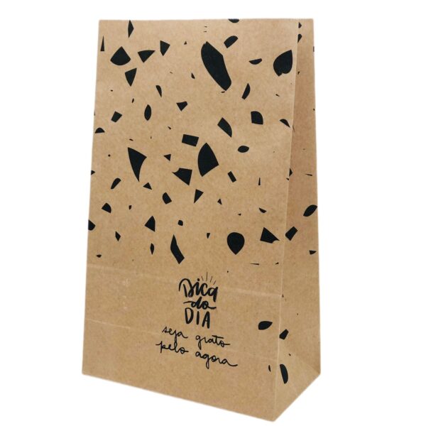 Saco Kraft (22 x 11,5 x 34) Seja Grato – 100 Unidades 5