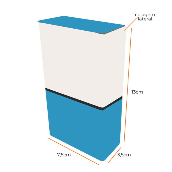 Embalagem para Perfume (7,5 x 3,5 x 13 cm) Personalizada 2