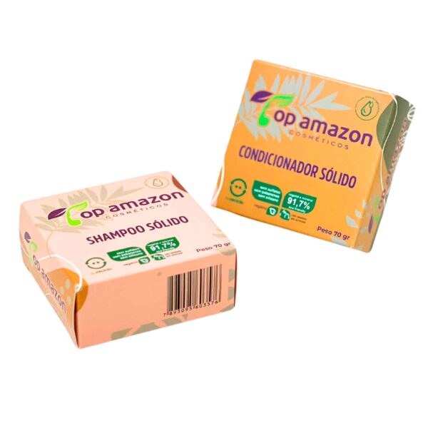Embalagem para Shampoo em Barra (8 x 8 x 3,6 cm) Personalizada 5