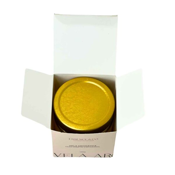 Embalagem para Vela (7,5 x 7,5 x 7 cm) Personalizada 4