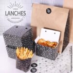 Saco Kraft p/ Delivery (24x14x33cm) Linha Hamburgueria – 100 Unidades 4