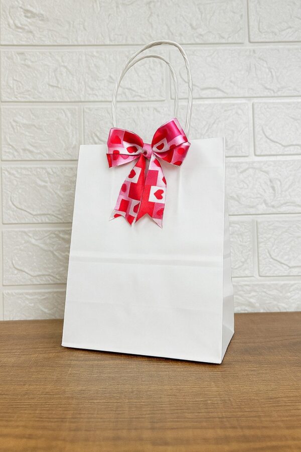 Sacola Kraft Branca (12 x 8 x 18 cm) – 100 Unidades 3