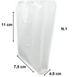 Saco para Pipoca Monolúcido Branco – 500 unid