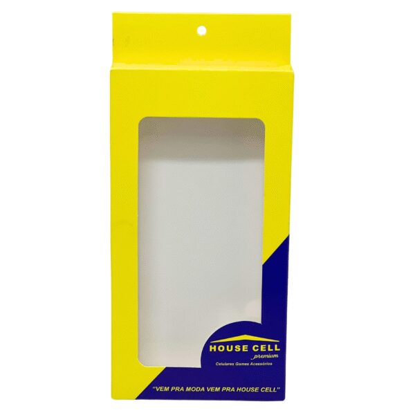 Embalagem p/ capinha de Celular c/ Visor Vazado (10 x 2 x 19 cm) Personalizada 1