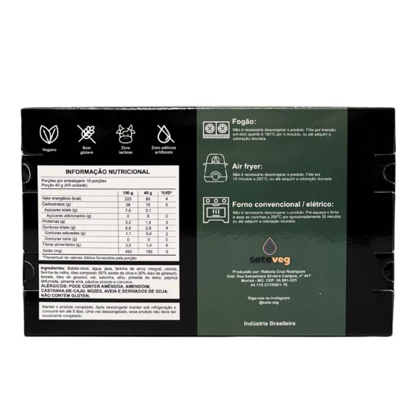 Embalagem Para Refrigeração de Alimentos (19,5×5,5×12 cm) Personalizada | Ideal para Vitrine 3