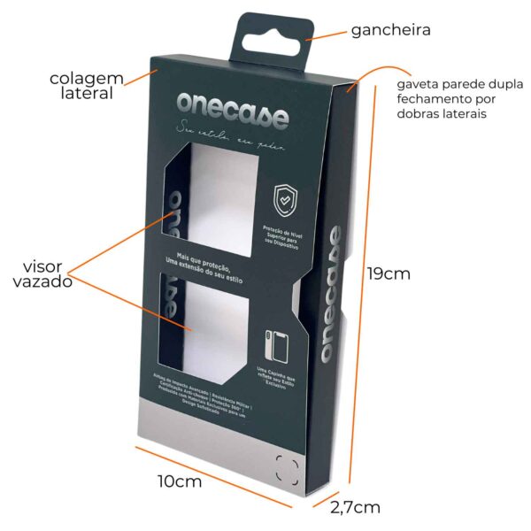 Embalagem Gaveta c/ Visor Vazado (19 x 10 x 2,7 cm) Personalizada 2