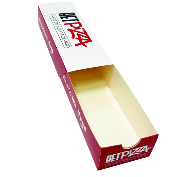 Embalagem Gaveta Para Pizza (25 x 8 x 5 cm) Personalizada 4