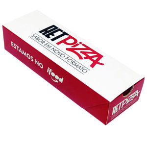 Embalagem Gaveta Para Pizza (25 x 8 x 5 cm) Personalizada