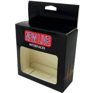 Caixa Para Eletrônicos Com Visor e Laminação Externa (9 x 9 x 3,5 cm) Personalizada